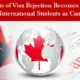 The High Rate of Visa Rejection Becomes a Hindrance for International Students in Canada