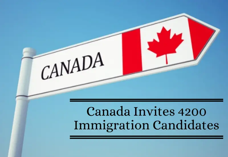 Canada Invites 4200 Immigration Candidates