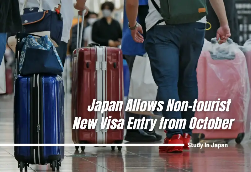 Japan may ease restrictions on entry into the country by people from around the world next month. Japan will relax from October its border restrictions aimed at controlling the spread of the novel coronavirus. Study In Japan.