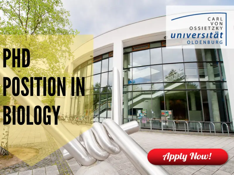 PhD Position in Environment Science at the University of Oldenburg, Germany