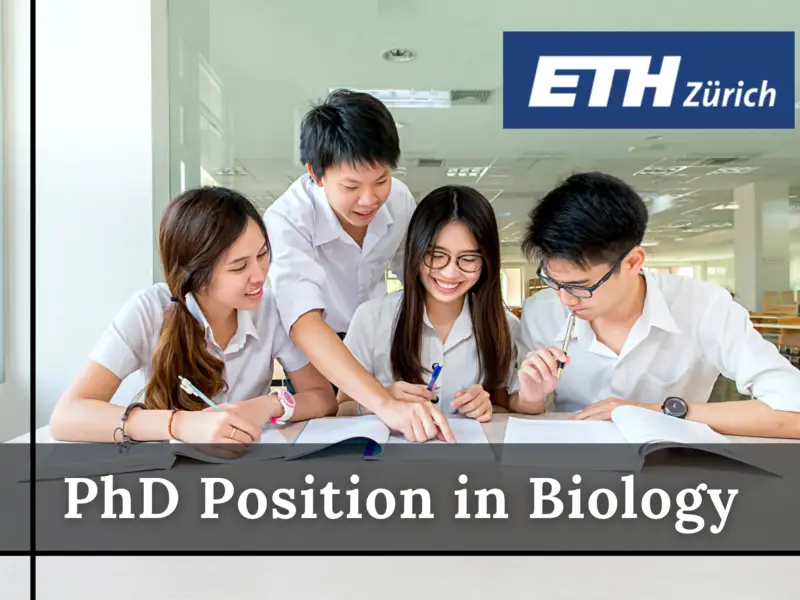 PhD Position in Biology at ETH Zurich