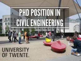 PhD Position in Civil Engineering at the University of Twente