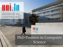 PhD Position in Computer Science at the University of Luxembourg