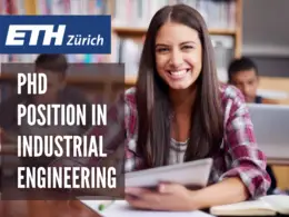 PhD Position in Industrial Engineering at ETH Zurich