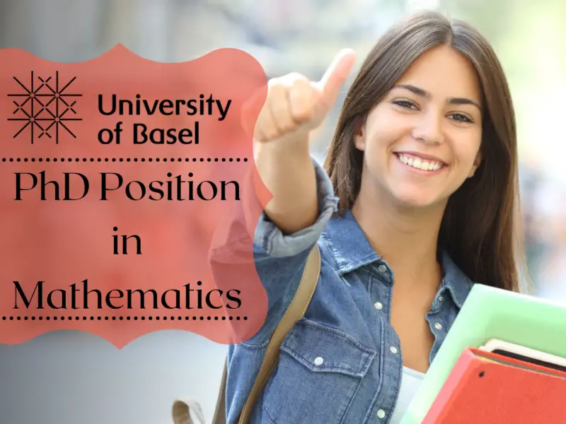 PhD Position in Mathematics at the University of Basel Switzerland