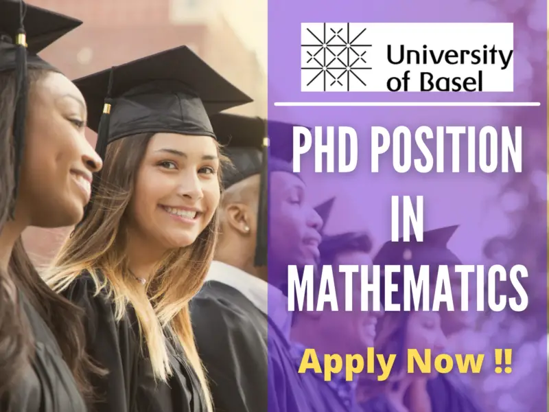 PhD Position in Mathematics at the University of Basel