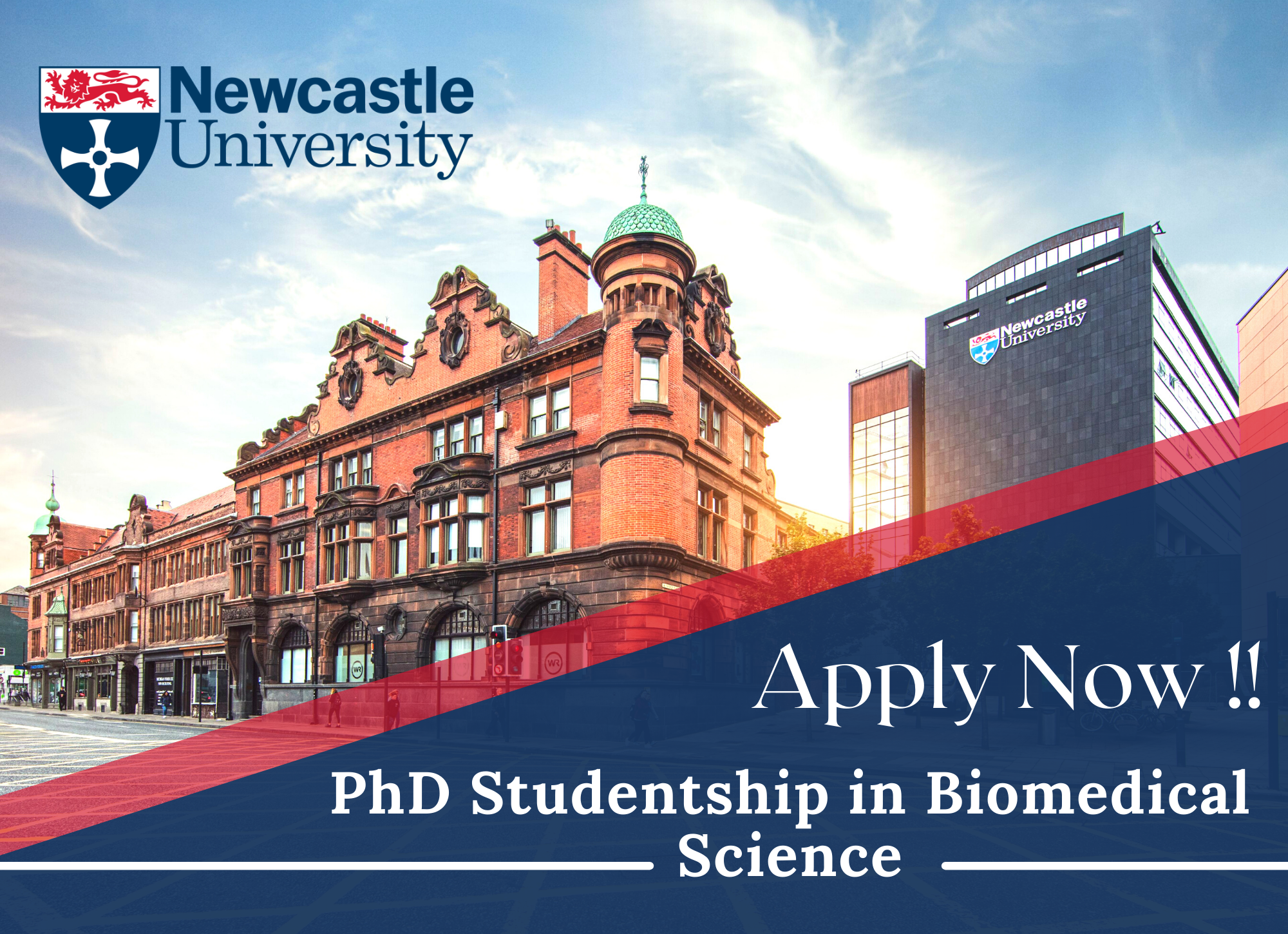 PhD Studentship in Biomedical Science at Newcastle University