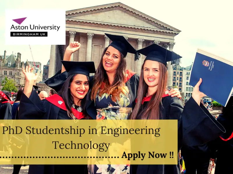 PhD Studentship in Engineering at Aston University